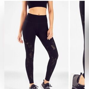 FABLETICS High-Waisted SculptKnit Camo Leggings & Top